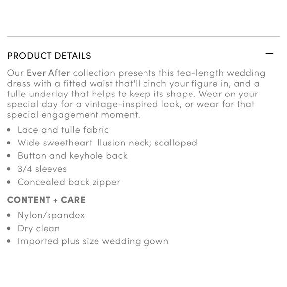 Torrid size 22 NWT Ivory Ever After Wedding Dress - Picture 6 of 7